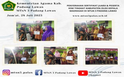 SERTIFIKAT JUARA & PESERTA KSM 2023