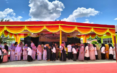 Khataman dan pelepasan siswa-siswi kelas IX MTsN 3 Padang Lawas