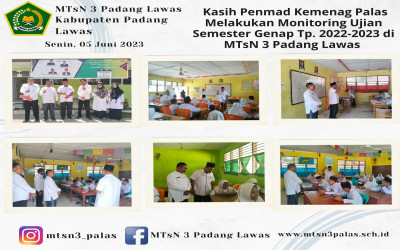 Hari Terakhir Pelaksanaan Ujian Semester Genap TP. 2022-2023