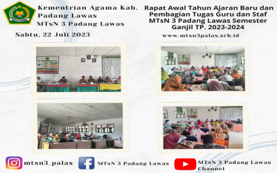 Rapat Awal Tahun Ajaran Baru dan Pembagian Tugas 2023-2024